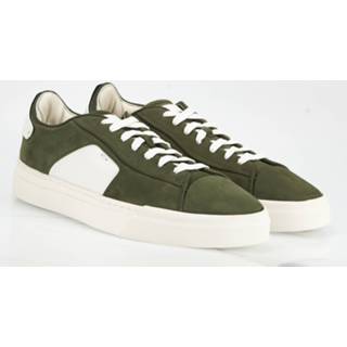 👉 Herensneaker male groen mannen Santoni Heren Sneakers