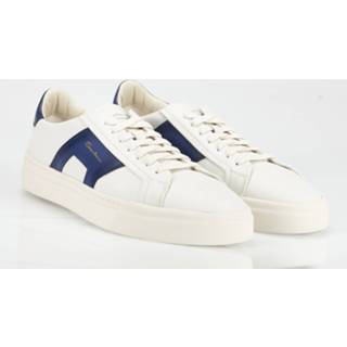 👉 Herensneaker male blauw mannen Santoni Heren Sneakers