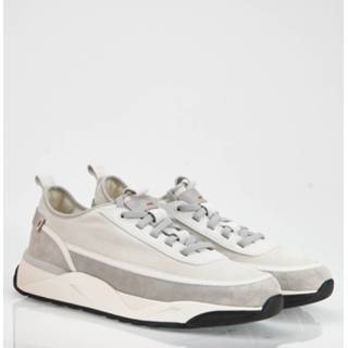 👉 Herensneaker male wit mannen Santoni Heren Sneakers