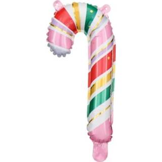 👉 Folie ballon candy cane gekleurd 31 cm 5904555010420