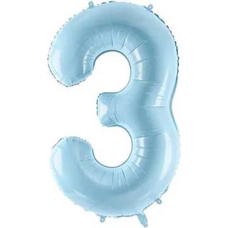 👉 Folie blauw ballon cijfer 3 86 cm 5902230795006