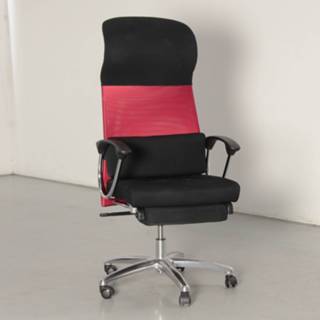 Bureaustoel zwart rood Frontseat bureaustoel, / mesh, vaste armleggers