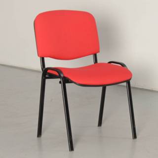 Rood Frontseat veragderstoel, rood, 4-poot onderstel, stapelbaar