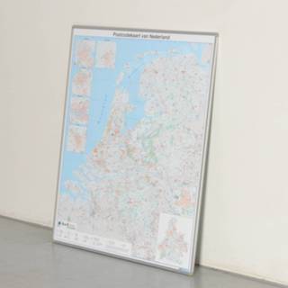 👉 Landkaart Smit visual landkaart, 120 x 102 cm, Nederland
