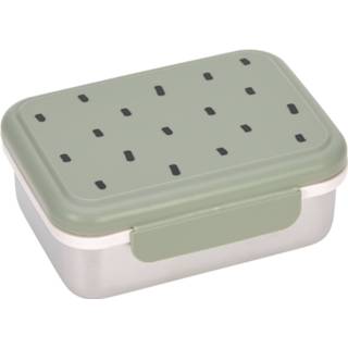 👉 Lunchbox RVS active Lässig Happy Prints - Light Olive 4066239101150