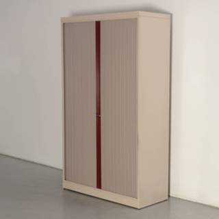 👉 Roldeurkast Mewaf roldeurkast, crème, 198x120 cm, incl. 4 legborden