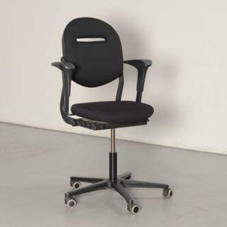 👉 Bureaustoel zwart Ahrend 220 bureaustoel, zwart, 1D armlegger