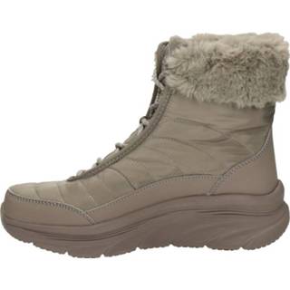 👉 Veterboots kunstleder vrouwen taupe Skechers Winter Solstice 8720251577220