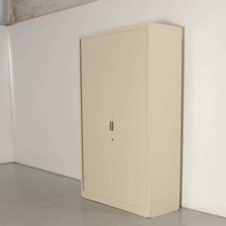 👉 Roldeurkast Aspa roldeurkast, crème 195x120 cm, incl. 4 legborden