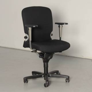 👉 Bureaustoel zwart tempur Comforto 77 bureaustoel, zwart, 4D armleggers, zitting, ronde rug, opnieuw gestoffeerd