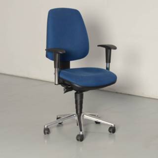 👉 Bureaustoel blauw Sitland bureaustoel, blauw, 1D armleggers