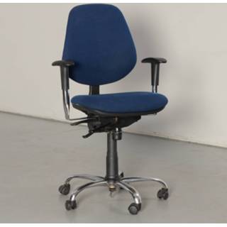 👉 Bureaustoel blauw Frontseat bureaustoel, blauw, 3D armleggers,
