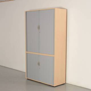 👉 Roldeurkast Rohde & Grahl roldeurkast, ahorn, 207 x 120 cm, incl. 3 legborden