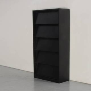 👉 Folderkast zwart Officenow folderkast, zwart, 195 x 100 cm, 5 kleppen