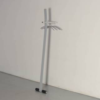 👉 Kapstok aluminium chroom Cascando Standalone design kapstok, / chroom, 190 x 40 cm, 5 hangers