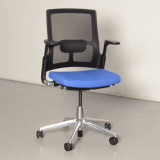 👉 Bureaustoel blauw zwart Ahrend 2020 bureaustoel, / mesh, 1D armleggers