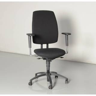 👉 Bureaustoel zwart Drabert Entrada bureaustoel, zwart, opnieuw gestoffeerd, 4D armleggers, hoge rug