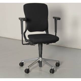 👉 Bureaustoel zwart stof Ahrend230 bureaustoel, zwart, opnieuw gestoffeerd, 4D armleggers, 2 soorten