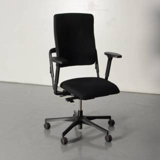 👉 Bureaustoel zwart Rohde & Grahl bureaustoel, zwart, 4D armleggers, opnieuw gestoffeerd