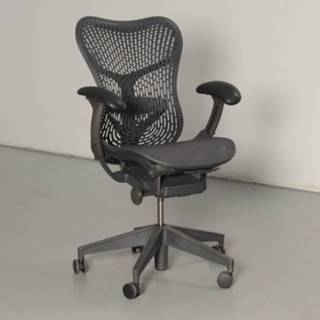 👉 Bureaustoel antraciet Herman Miller bureaustoel, / mesh, 3D armleggers