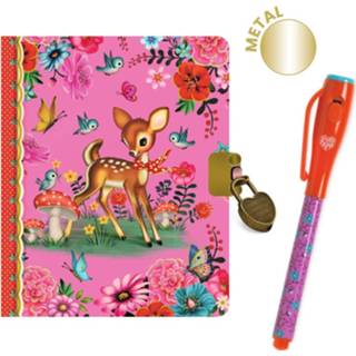 Dagboek small DJECO slot en magische pen Fiona 3070900036512
