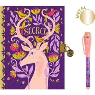 👉 Dagboek DJECO slot en magische pen Melissa A5 3070900036178