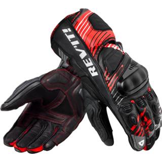 👉 Glove rood zwart XL active REV'IT! Gloves Apex Neon Red Black 8700001328951