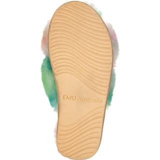👉 Muiltje met lamsvacht in pastelkleuren EMU Multicolor