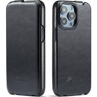 👉 Flipcase zwart Fashion iPhone 14 Pro Vertical Flip Case - 5714122413420
