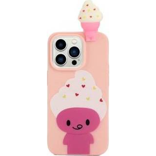 👉 Softij 3D Figure-serie iPhone 14 Pro TPU Hoesje - Softijs 5714122415011