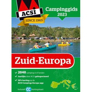 👉 Campinggids ACSI - Zuid-Europa 2023 9789493182516