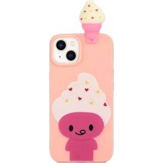 IPhone Figure-serie 14 TPU Hoesje - Softijs Softij 3D Figure-serie iPhone 14 TPU Hoesje - Softijs 5714122418272