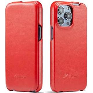 👉 Flipcase rood Fashion iPhone 14 Pro Max Vertical Flip Case - 5714122422729