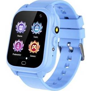 👉 Smartwatch blauw kinderen voor met Siliconen band D05 - 5714122424990