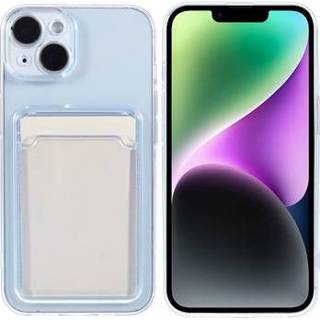 👉 Kaarthouder transparant IPhone 14 Plus TPU-hoesje met - 5714122427519