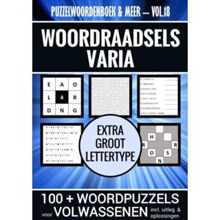 👉 Puzzelwoordenboek extra groot & Meer - Vol. 18 Puzzelboek Varia voor Volwassenen Lettertype 9789464801316