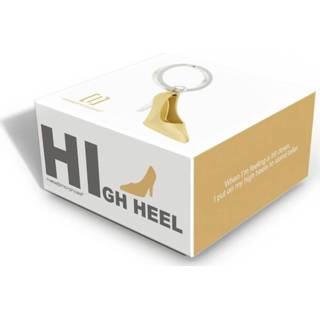 👉 Sleutelhanger goud metaal klassiek Metalmorphose High Heel design gold 5404006033478