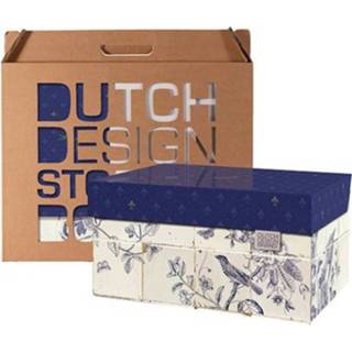 👉 Blauw alle leeftijden rechthoek design Dutch Storage Box Royal 9789493310186