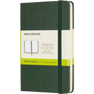 👉 Notitieboek groen papier modern hardcover engels blanco Classic Pocket elastiek mirte cahier Moleskine plain-Mirte 8058647629032