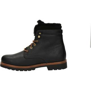 👉 Veterboots leer men zwart Panama Jack Igloo 8720251620612