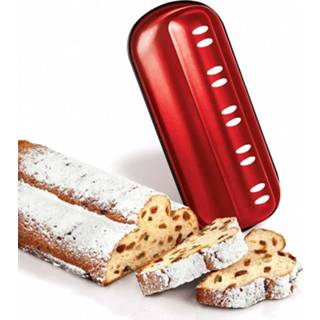 👉 Bakvorm Sparkling Christmas, 31 x 15 x 7 cm Zenker Rood/Zwart