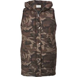 👉 Bodywarmer met trendy camouflageprint Angel of Style Olijf