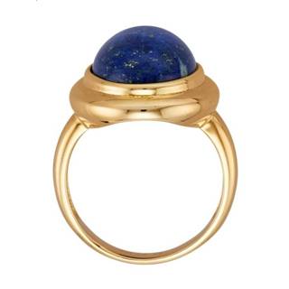 👉 Damesring met lapis lazuli Blauw