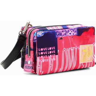 👉 Kleine schoudertas polyester vrouwen material finishes met collage - U 8445110386897