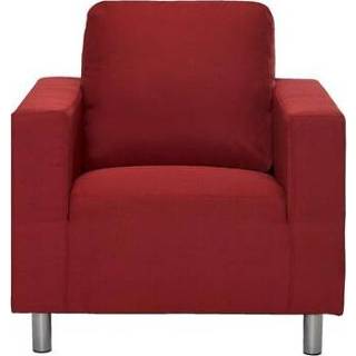 Fauteuil rood stof New York - Leen Bakker 8714901438665