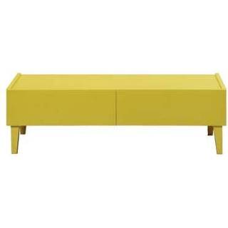 👉 Geel hout TV-meubel New York - 20x123x48 cm Leen Bakker 8024963373539