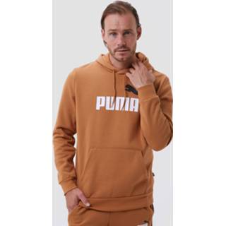 👉 Trui beige oranje l mannen bruin Puma essentials+ 2 col big logo beige/oranje heren 4065452188818