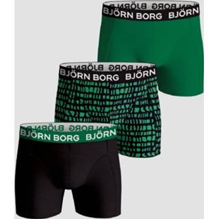 👉 Groen katoen s mannen Bjorn Borg essential boxers 3-pack heren 7321465383020