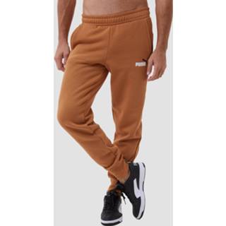 👉 Joggingbroek beige oranje l mannen bruin Puma essentials+ 2 col logo beige/oranje heren 4065452188986
