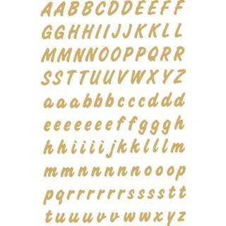 👉 Transparant goud active Etiket HERMA 4152 8mm letters A-Z op 238stuks 4008705041522